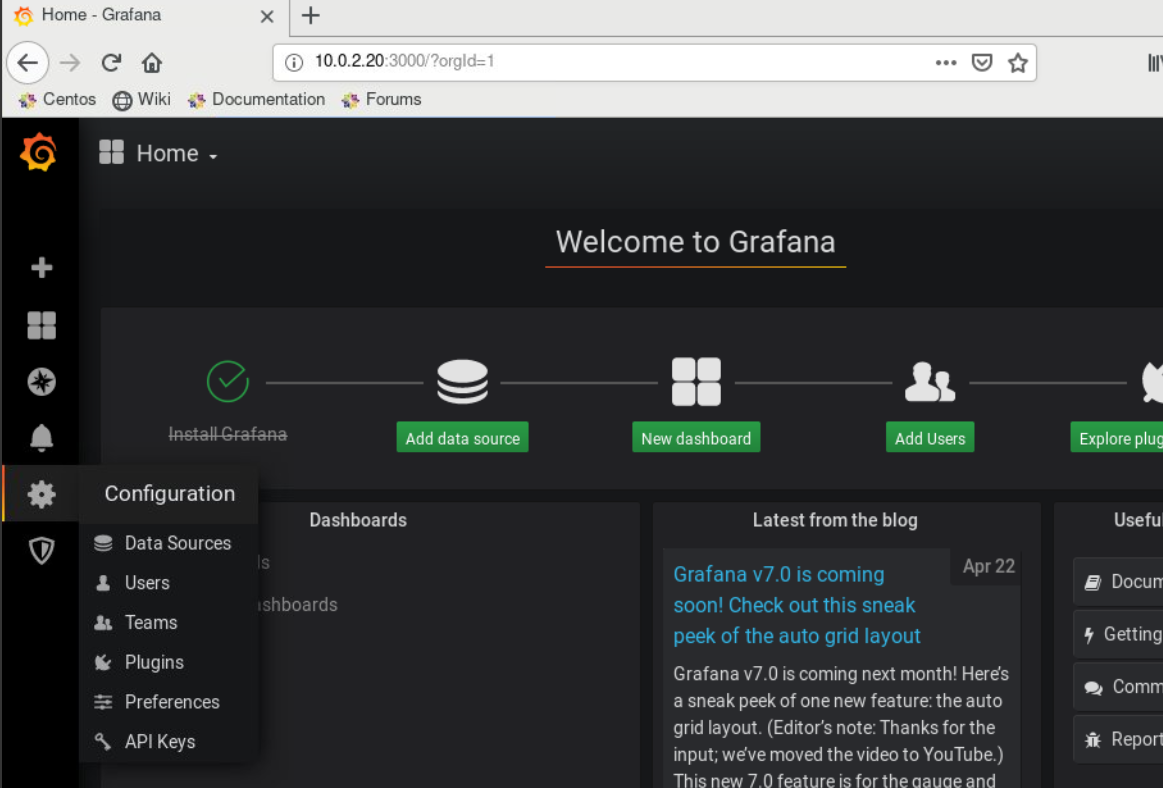 Удалить grafana centos 8